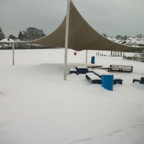 Play Area in the Snow